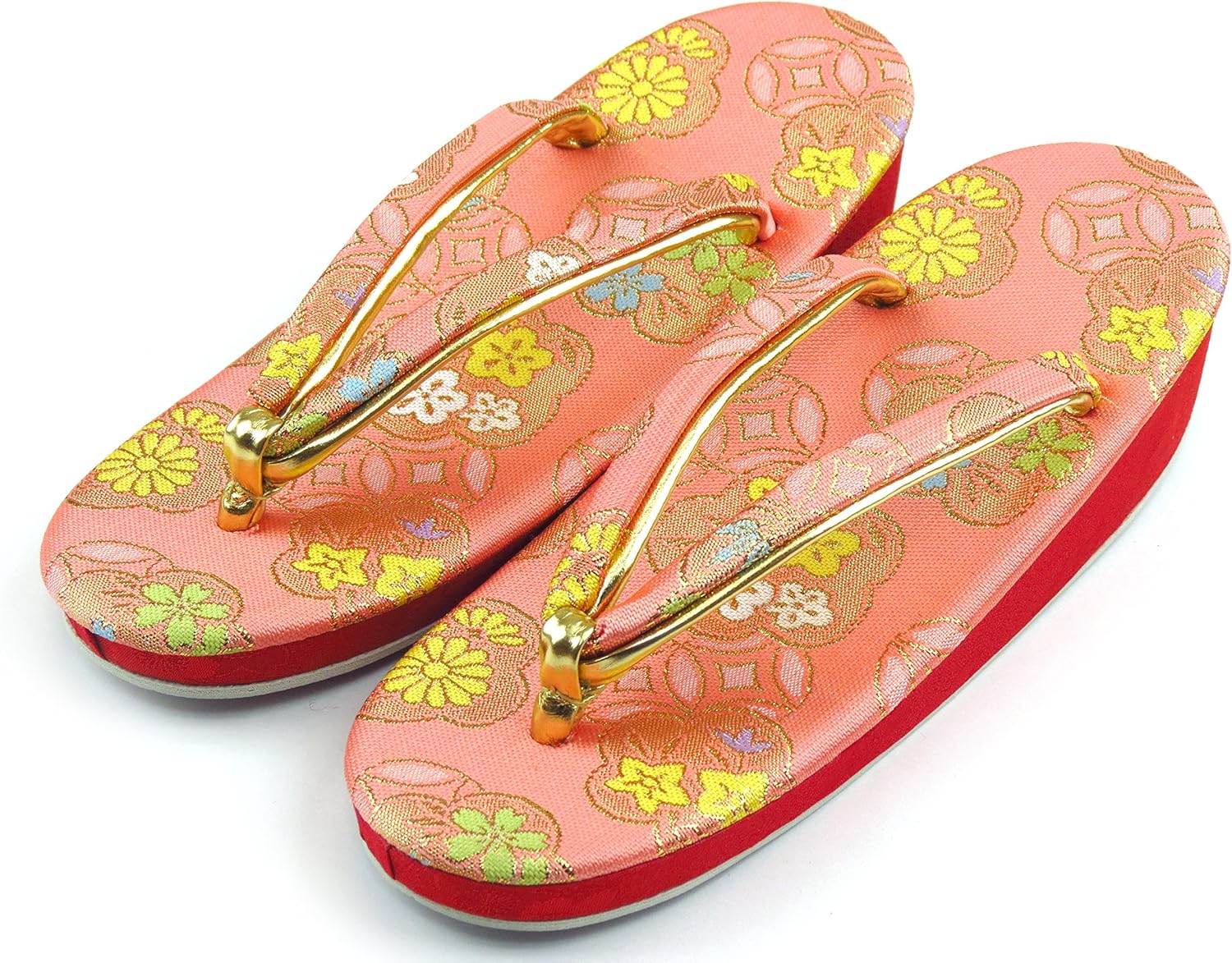 京都室町st．] 七五三 草履 女の子 子供(21.5cm) 7歳 金襴生地